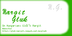 margit gluk business card